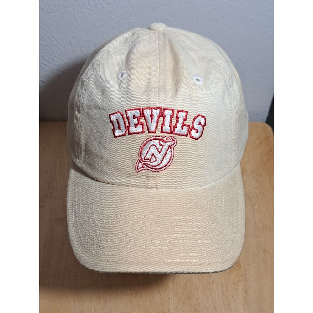 American Needle New Jersey Devils NHL Hat All Beige Adjustable